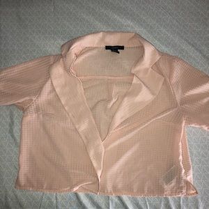 Forever21 collar boxy crop